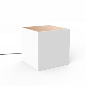 Gartenlampe Bora Holzoptik Couchtisch mit L?cht