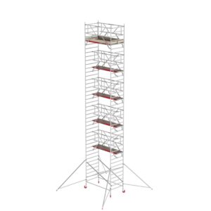 Altrex Fahrgerüst RS TOWER 42 mit Safe-Quick® Geländer + Streben - 1.35 x 2.45 m Arbeitshöhe bis 13,2m