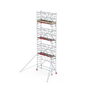 Altrex RS TOWER 41, Holzplattform 0,75m x 1,85m, Safe-Quick Arbeitshöhe 8.2m