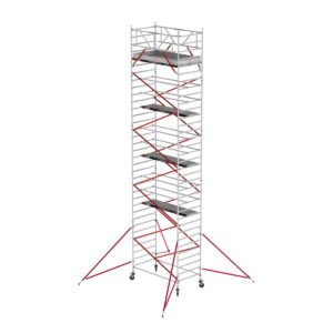 Altrex RS TOWER 52 fahrgerüst breit, 1.35x2.45 m Holz-Plattformen, Arbeitshöhe bis 11,2m