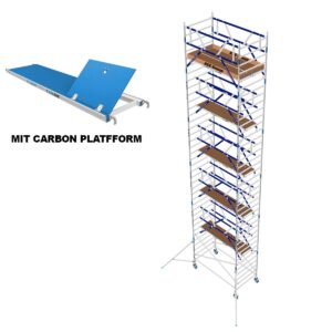 ASC Group AGS Rollgerüst 135x190x11,3ph carbon - zweiseitig