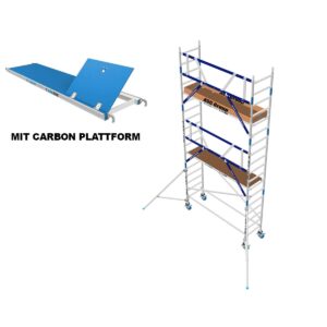 ASC Group AGS Rollgerüst 75x305x4,3ph carbon - einseitig