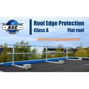ASC Group Flachdach - Absturzsicherung - DKO klappbar Komplettset 33m