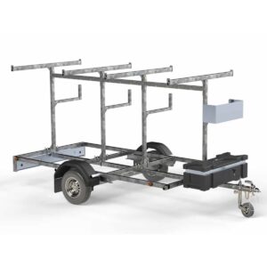 Das richtige Gewächshaus - problemlos und komfortabel 4 ASC Group Gerüstanhänger 305 Modell Standard 750 KG