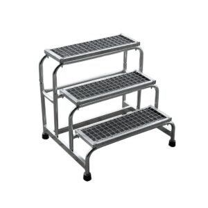 ASC Group Montagetreppe mit Gitterrost 3 Stufen