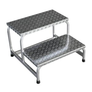 ASC Group Montagetreppe mit Riffelblech 2 Stufen