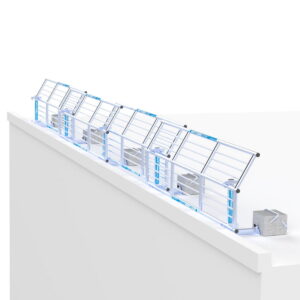 ASC Group SGS Slim PLUS - Dachrandsicherung für Flachdach Komplettset 12m