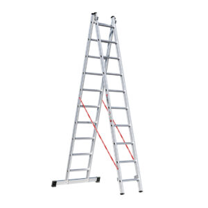 Euroline Alu-Mehrzweckleiter 2-teilig Nr. 306 2x10