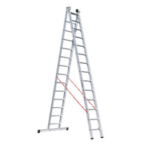 Euroline Alu-Mehrzweckleiter 2-teilig Nr. 306 2x14