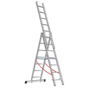 Euroline Alu-Mehrzweckleiter 3-teilig Nr. 207 Vielzweckleiter 3x7