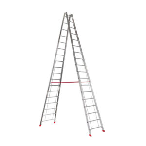 Euroline Alu-Sprossenstehleiter Nr. 305 2x18