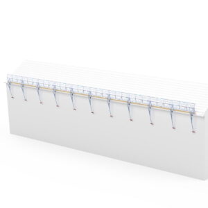 Euroline Dach-Absturzsicherung für Schrägdächer Set für Gesamtlänge: 30 m