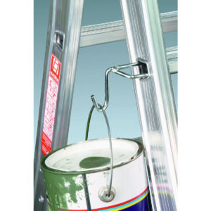 Euroline Eimerhaken für Alu-Leitern mit verbördelten Sprossen / Stufen