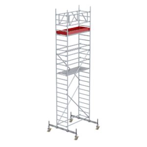 Euroline Gerüsttyp 9511 mit Fahrbalken verschiebbar (Typ 0,75 x 1,80 m) mit Arbeitshöhe bis 7,30 m