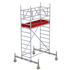 Euroline Gerüsttyp 9512 mit Fahrbalken starr (Typ 0,75 x 1,80 m) mit Arbeitshöhe bis 4,30 m