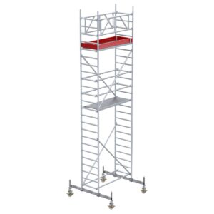 Euroline Gerüsttyp 9512 mit Fahrbalken starr (Typ 0,75 x 1,80 m) mit Arbeitshöhe bis 7,30 m