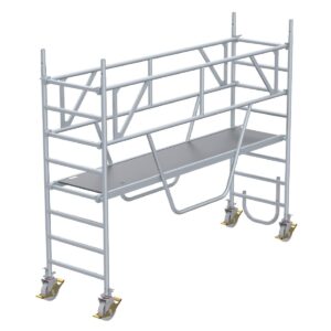 Euroline Gerüsttyp 9513 mit Sicherheitsaufbau (Typ 0,75 x 2,85 m) mit Arbeitshöhe bis 3,35 m
