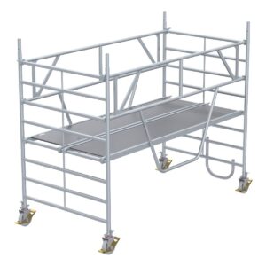 Euroline Gerüsttyp 9514 mit Sicherheitsaufbau (Typ 1,50 x 2,85 m) mit Arbeitshöhe bis 3,35 m