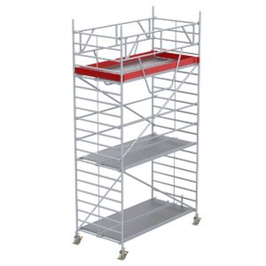 Euroline Gerüsttyp 9514 mit Sicherheitsaufbau (Typ 1,50 x 2,85 m) mit Arbeitshöhe bis 6,35 m