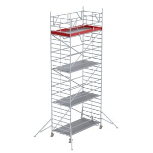 Euroline Gerüsttyp 9517 mit Auslegern und Sicherheitsaufbau (Typ 1,50 x 2,85 m) mit Arbeitshöhe bis 8,35 m