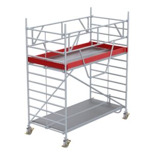 Euroline Gerüsttyp 9517 mit Sicherheitsaufbau (Typ 1,50 x 2,85 m) mit Arbeitshöhe bis 4,35m