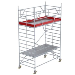 Euroline Gerüsttyp 9517 mit Sicherheitsaufbau (Typ 1,50 x 2,85 m) mit Arbeitshöhe bis 5,35 m