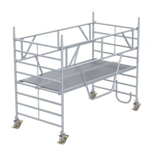 Euroline Gerüsttyp 9517 mit Sichheitsaubau (Typ 1,50 x 2,85 m) mit Arbeitshöhe bis 3,35m