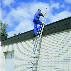 Euroline Handlauf mit Ausstiegshilfe für Leiter mit 8 - 10 Stufen