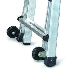 Euroline Radsatz zur nachträglichen Montage am Außenteil für Alu - Vario Klappleiter Nr. 216, 316