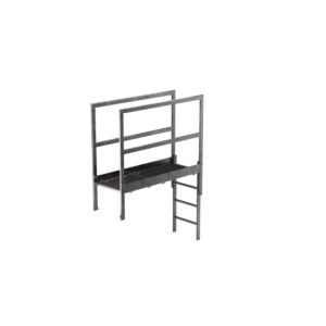 Günzburger Steigtechnik Attika-Überstieg Stahl verzinkt Sonderlänge 1480 mm lichte Länge