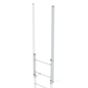 Günzburger Steigtechnik Ausstiegsholm gerade Alu blank