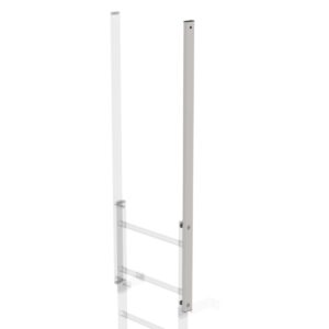 Günzburger Steigtechnik Ausstiegsholm gerade Edelstahl