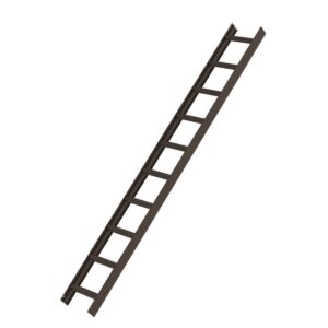 Günzburger Steigtechnik Dachleiter Braun 10 Sprossen
