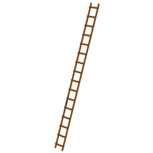 Das richtige Gewächshaus - problemlos und komfortabel 7 Günzburger Steigtechnik Dachleiter Holz 16 Sprossen