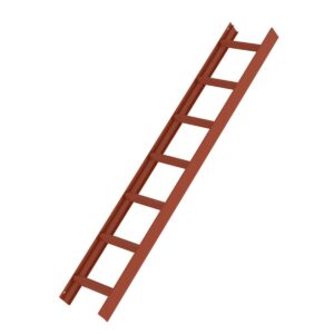 Günzburger Steigtechnik Dachleiter Rotbraun 7 Sprossen
