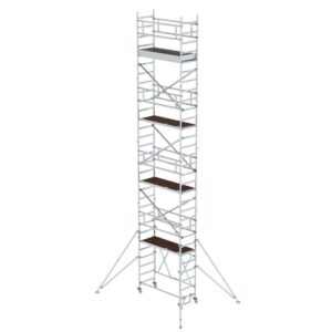 Günzburger Steigtechnik Klappgerüst 0,75 x 1,80 m mit Ausleger Plattformhöhe 7,96 m