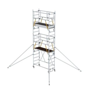 Günzburger Steigtechnik Klappgerüst SG 0,75 x 1,80 m mit Ausleger Plattformhöhe 4,04 m