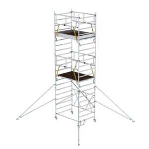 Günzburger Steigtechnik Klappgerüst SG 1,35 x 1,80 m mit Ausleger Plattformhöhe 5,16 m