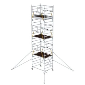 Günzburger Steigtechnik Klappgerüst SG 1,35 x 1,80 m mit Ausleger Plattformhöhe 6,00 m