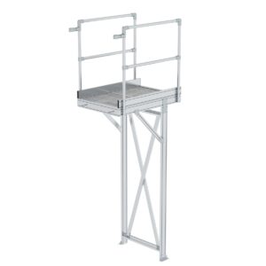 Günzburger Steigtechnik Laufsteg-Modul Stahl-Gitterrost PF-Höhe 1250-2499 mm PF-Länge 1270 mm