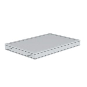 Günzburger Steigtechnik Plattform Aluminium geriffelt Plattformlänge 1260 mm