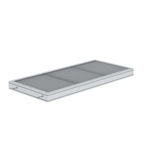 Das richtige Gewächshaus - problemlos und komfortabel 7 Günzburger Steigtechnik Plattform Aluminium-Gitterrost eloxiert Plattformlänge 1860 mm