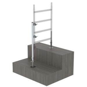 Günzburger Steigtechnik Rahmenverlängerung anklemmbar Verstellbereich max. 400 mm