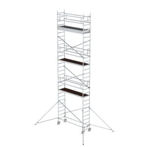 Das richtige Gewächshaus - problemlos und komfortabel 11 Günzburger Steigtechnik Rollgerüst 0,75 x 2,45 m mit Ausleger Plattformhöhe 7,55 m
