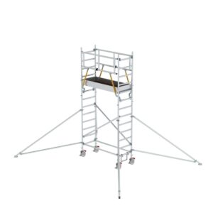 Günzburger Steigtechnik Rollgerüst SG 0,75 x 1,80 m mit Ausleger Plattformhöhe 3,07 m