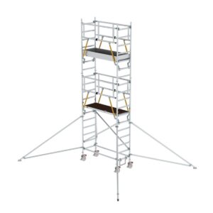 Günzburger Steigtechnik Rollgerüst SG 0,75 x 1,80 m mit Ausleger Plattformhöhe 4,47 m