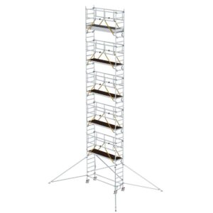 Günzburger Steigtechnik Rollgerüst SG 0,75 x 2,45 m mit Ausleger Plattformhöhe 10,35 m