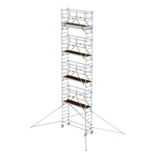Günzburger Steigtechnik Rollgerüst SG 0,75 x 2,45 m mit Ausleger Plattformhöhe 8,39 m