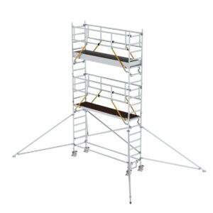 Günzburger Steigtechnik Rollgerüst SG 0,75 x 3,0 m mit Ausleger Plattformhöhe 4,47 m
