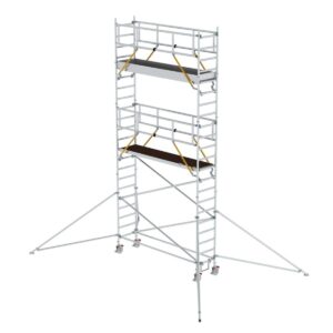 Günzburger Steigtechnik Rollgerüst SG 0,75 x 3,0 m mit Ausleger Plattformhöhe 5,59 m
